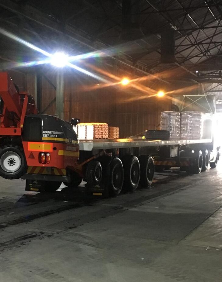 Heavy equipment deliveries